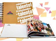Cuaderno personalizado con separaciones a full color